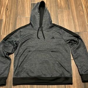 Adidas Black & Gray‎ Hoodie Kids Size XL